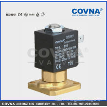 COVNA 5515-05 Válvula solenóide de latão de limpeza a vapor 9v